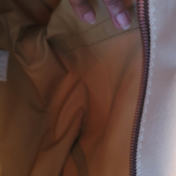 NWOT Ralph Lauren Khaki Tan Brown Logo Fabric Duffle Travel Luggage Bag - Picture 12 of 17